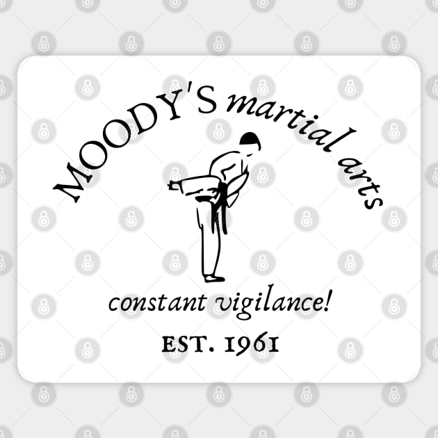 Moody’s martial arts Sticker by AikoAthena